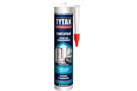 Купить Герметик силиконовый Санитарный Tytan Professional бесцветный  280мл;12шт  /17998 фото №2