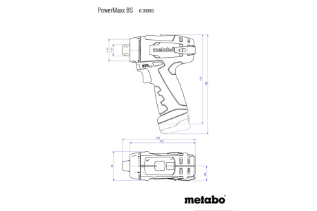 Купить Дрель аккумуляторная Metabo PowerMaxx BS 12 В   600080500 фото №2