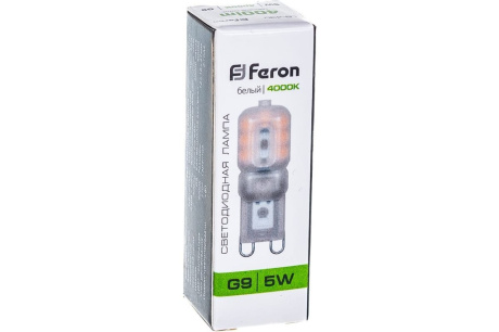 Купить Лампа LED Feron G9 LB-430 5W 4K 220V 25637 фото №5