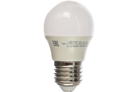 Купить Лампа LED Эра P45 5W 827 Е27 Б0028486 ! фото №2