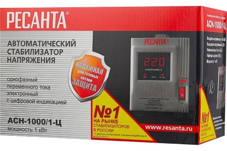 Купить Стабилизатор Ресанта АСН-1000/1-Ц МАСТЕРОК 62665 фото №4